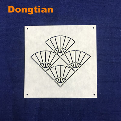 Klasikinis japoniško stiliaus Sashiko šablonas Sashiko trafaretas Minkštas šablonas