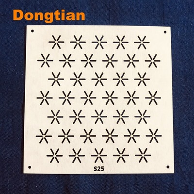 Klasikinis japoniško stiliaus Sashiko šablonas Sashiko trafaretas Minkštas šablonas