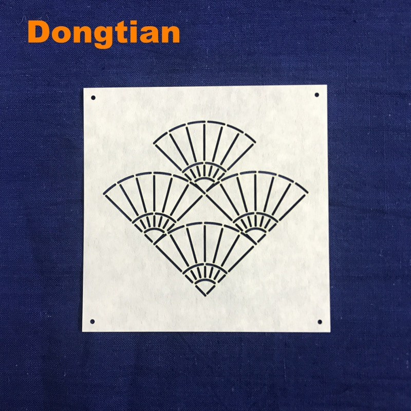 Klasikinis japoniško stiliaus Sashiko šablonas Sashiko trafaretas Minkštas šablonas