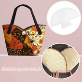 Läbipaistev akrüülist käekoti õmblusmall Kvaliteetne multifunktsionaalne isetegemise ostukorv Kodune joonlaud Lihtne kasutada