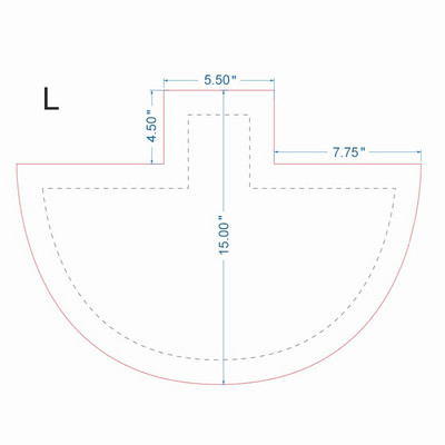 Läbipaistev akrüülist käekoti õmblusmall Kvaliteetne multifunktsionaalne isetegemise ostukorv Kodune joonlaud Lihtne kasutada