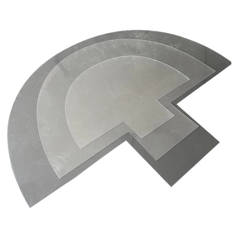 Läbipaistev akrüülist käekoti õmblusmall Kvaliteetne multifunktsionaalne isetegemise ostukorv Kodune joonlaud Lihtne kasutada