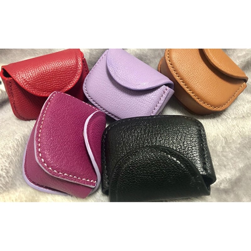 1 rinkinys kraftpopieriaus siuvimo rašto, skirto rankų darbo vintažiniam mini mažoms monetų piniginėms, „pasidaryk pats“ odinio rankdarbių trafareto siuvimo šablonui, 7x5,5 cm