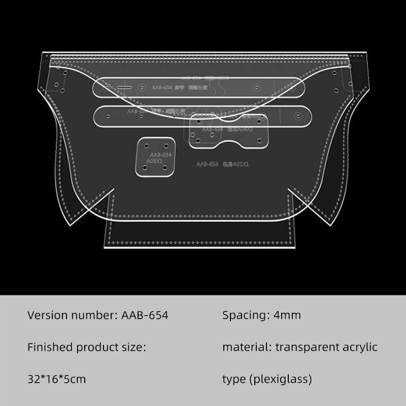 Νέο μοτίβο ραπτικής Diy Χειροποίητο Δερμάτινο Ακρυλικό Τύπος Έκδοσης Σχέδια Πρότυπο μοτίβο χαρτιού τέχνης από δέρμα
