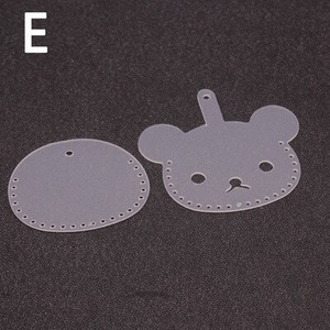 1 vnt PVC odinis šablonas raktų pakabukas „pasidaryk pats“ siuvimo raštų trafaretai, rankdarbių kūrimo raktų pakabukų pakabukas, odiniai amatų siuvimo raštai