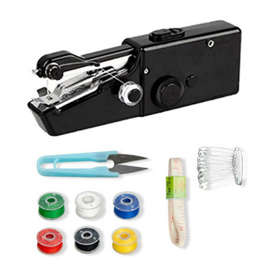 Μίνι φορητή ραπτομηχανή χειρός Ράψτε κεντήματα ασύρματα ρούχα υφάσματα Μίνι ηλεκτρική ραπτομηχανή