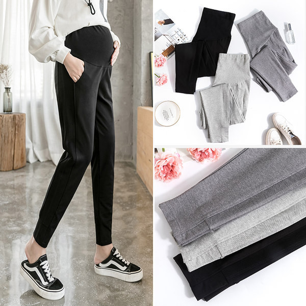 Αθλητικό παντελόνι για εγκύους σε δύο χρώματα