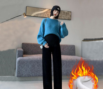 Γυναικείο casual ψηλόμεσο παντελόνι εγκυμοσύνης