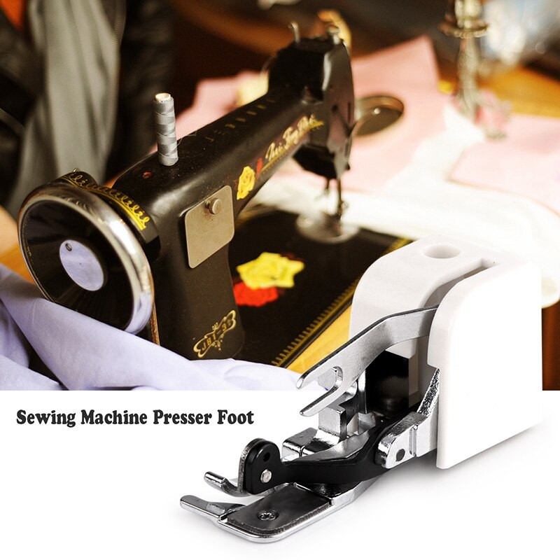 1Pcs Side Cutter Overlock Ραπτομηχανή Presser Foot Feet Sewing Machine Attachment For All Low Shank Singer