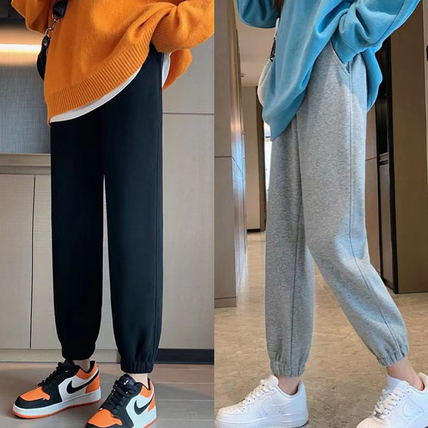 Pantaloni sport pentru gravide cu buzunar