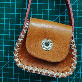 1 Σετ μοτίβο ραπτικής ακρυλικό πρότυπο Μίνι τσάντα κρεμαστό νόμισμα τσάντα στυλ DIY δερμάτινο πρότυπο Δερμάτινο μοτίβο κατασκευής ραπτικής