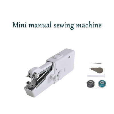 Χειροκίνητη ραπτομηχανή Μίνι μικρά φορητά κιτ για κεντήματα Ράψτε μια στολή Broder Πολυλειτουργική Οικιακή Βοηθός Χρήσιμα πράγματα