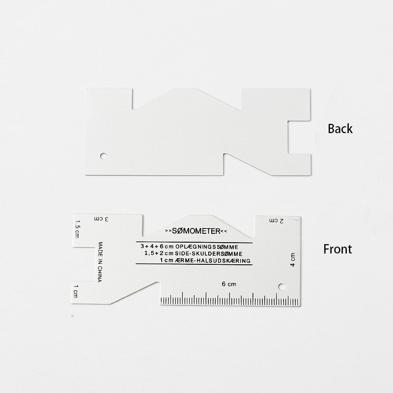 1 τμχ Χάρακας συνονθύλευμα από κράμα αλουμινίου DIY Ραπτική χειροτεχνία για στεγανοποίηση ενδυμάτων Χάρακας πολλαπλών λειτουργιών πάπλωμα Μετρητής ραφής