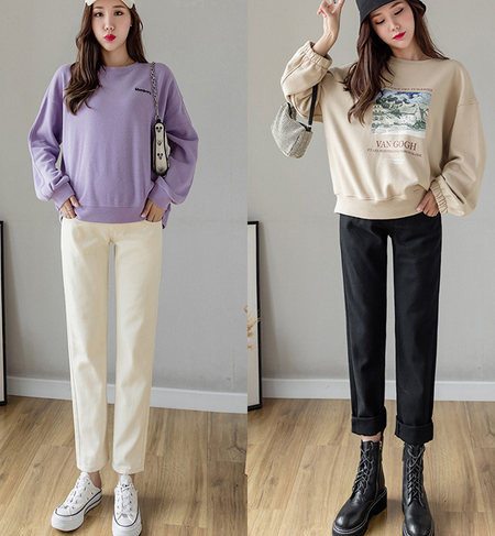 Γυναικείο παντελόνι για εγκύους - με ψηλή μέση