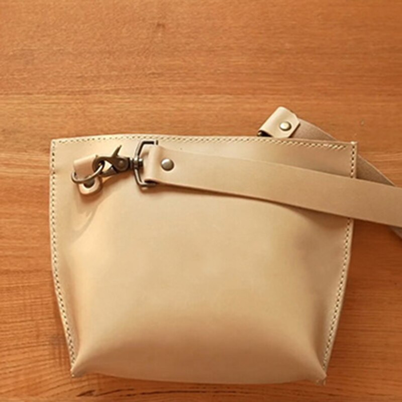 1 rinkinys siuvimo raštas „pasidaryk pats“ moteriškas „crossbody“ krepšys, laisvai supjaustytas kraftpopierius, odos siuvimas „Craf“ šablonų siuvimo priedai 20x17 cm