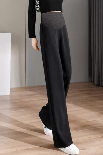 Ежедневен дамски панталон с висока талия -прав модел