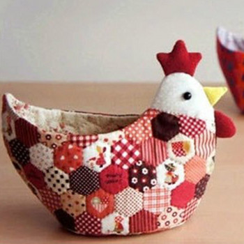 Шаблон за великденска кошница с пиле. Направи си сам, занаяти, шивашка линийка, практичен шаблон за шиене