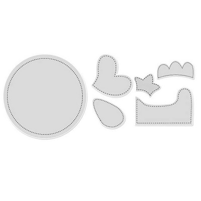 Easter Chicken Basket Template DIY Crafts Sewing Ruler Practical Sewing Stencil