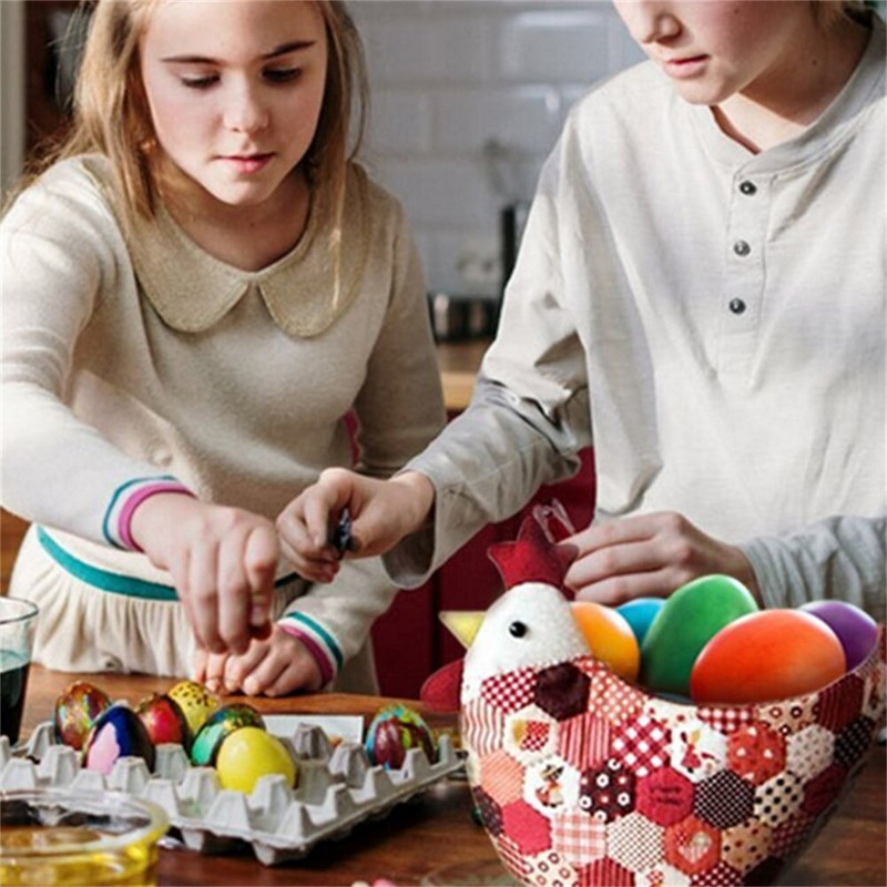 Velykų vištienos krepšelio šablonas „Pasidaryk pats“ amatų siuvimo liniuotė Praktiškas siuvimo trafaretas