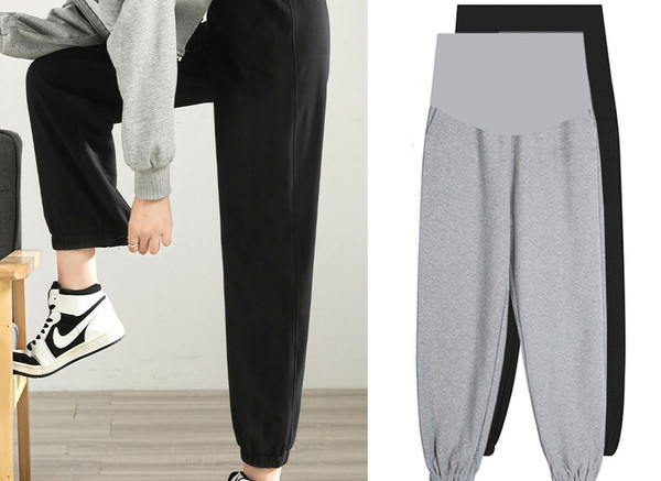 Pantaloni sport curați pentru femeile însărcinate