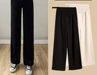 Pantaloni casual dama cu talie inalta model nou