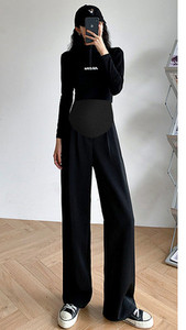 Casual γυναικείο παντελόνι με τσέπη και ψηλή μέση