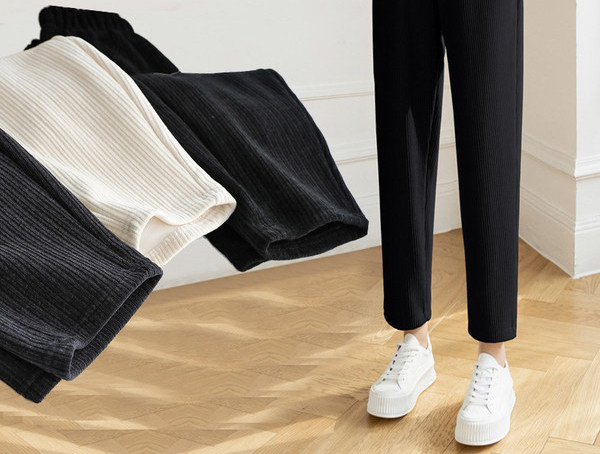 Ženske čiste hlače - s visokim strukom