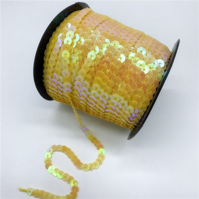 5 Yards/Παρτίδα 6mm Πολύχρωμες πούλιες Γυαλιστερές πολυεπίπεδες χαλαρές πούλιες Πιλέτες Ράψιμο Γαμήλια χειροτεχνία DIY Scrapbooking μενταγιόν