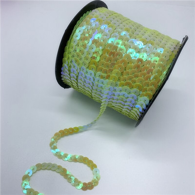 5 Yards/Παρτίδα 6mm Πολύχρωμες πούλιες Γυαλιστερές πολυεπίπεδες χαλαρές πούλιες Πιλέτες Ράψιμο Γαμήλια χειροτεχνία DIY Scrapbooking μενταγιόν