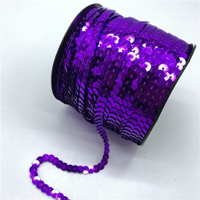 5 Yards/Παρτίδα 6mm Πολύχρωμες πούλιες Γυαλιστερές πολυεπίπεδες χαλαρές πούλιες Πιλέτες Ράψιμο Γαμήλια χειροτεχνία DIY Scrapbooking μενταγιόν