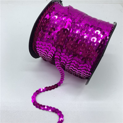 5 Yards/Παρτίδα 6mm Πολύχρωμες πούλιες Γυαλιστερές πολυεπίπεδες χαλαρές πούλιες Πιλέτες Ράψιμο Γαμήλια χειροτεχνία DIY Scrapbooking μενταγιόν