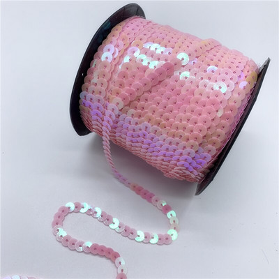 5 Yards/Παρτίδα 6mm Πολύχρωμες πούλιες Γυαλιστερές πολυεπίπεδες χαλαρές πούλιες Πιλέτες Ράψιμο Γαμήλια χειροτεχνία DIY Scrapbooking μενταγιόν