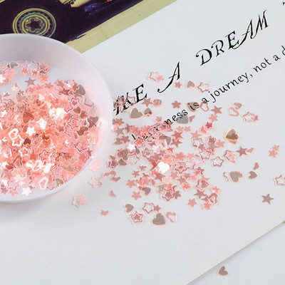 10g(2000Pcs)/Συσκευασία Διάφορα Στυλ Μικτά Χρώματα Σχήμα Χαλαρές πούλιες DIY Κατασκευή κοσμημάτων για νύχια, κομφετί διακόσμησης γάμου