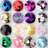 Νέα PVC Flat Round Loose Sequins Paillettes Sewing Craft DIY αξεσουάρ για ένδυμα Lentejuelas Para Coser