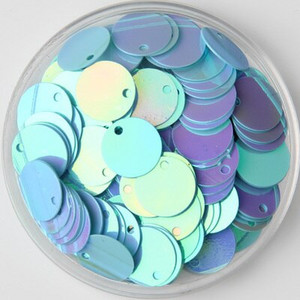 Νέα PVC Flat Round Loose Sequins Paillettes Sewing Craft DIY αξεσουάρ για ένδυμα Lentejuelas Para Coser