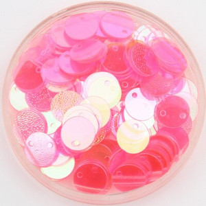 Νέα PVC Flat Round Loose Sequins Paillettes Sewing Craft DIY αξεσουάρ για ένδυμα Lentejuelas Para Coser