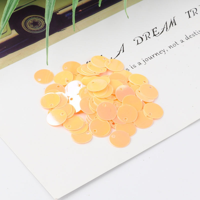 Νέα PVC Flat Round Loose Sequins Paillettes Sewing Craft DIY αξεσουάρ για ένδυμα Lentejuelas Para Coser
