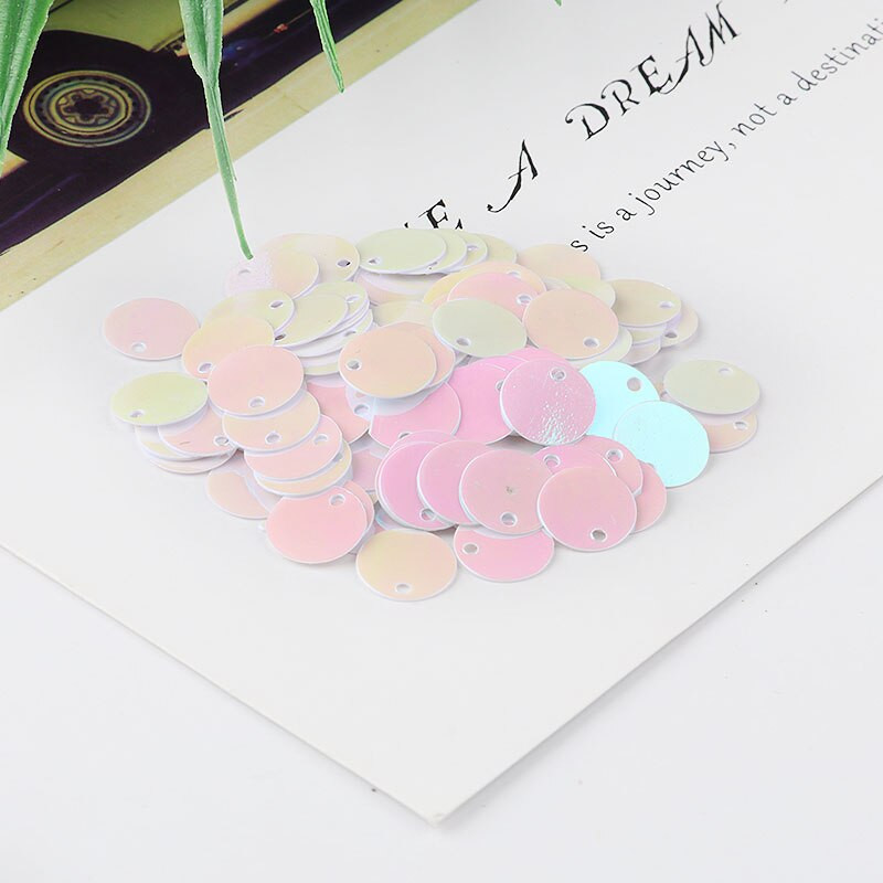 Νέα PVC Flat Round Loose Sequins Paillettes Sewing Craft DIY αξεσουάρ για ένδυμα Lentejuelas Para Coser
