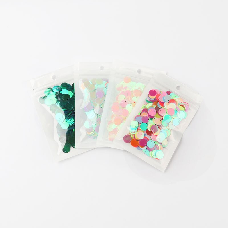 Νέα PVC Flat Round Loose Sequins Paillettes Sewing Craft DIY αξεσουάρ για ένδυμα Lentejuelas Para Coser