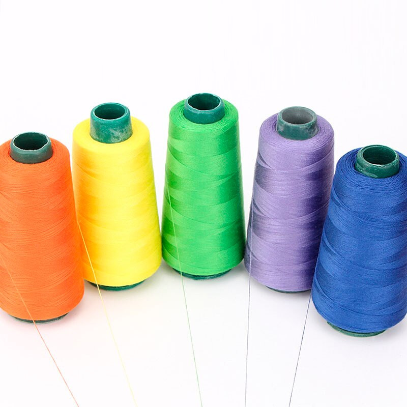 Didmeninė prekyba siuvimo siūlais 1300 ar 3000 jardų / 402 poliesterio didelės spartos kopijavimo linijos siuvimo siūlai / siuvimo mašinos siūlai-1