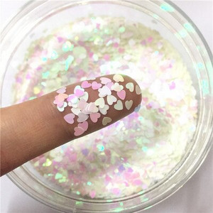 Ultrathin 2000Pcs 8mm Λευκό Κρυστάλλινο Διάφανο Snowflake Loose Sequins Paillettes Nail Craft Χριστουγεννιάτικη Διακόσμηση Κομφετί 8g