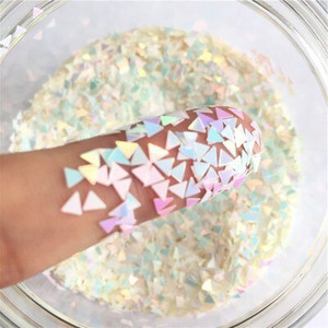 Ultrathin 2000Pcs 8mm Λευκό Κρυστάλλινο Διάφανο Snowflake Loose Sequins Paillettes Nail Craft Χριστουγεννιάτικη Διακόσμηση Κομφετί 8g