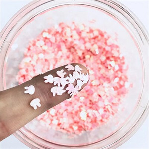Ultrathin 2000Pcs 8mm Λευκό Κρυστάλλινο Διάφανο Snowflake Loose Sequins Paillettes Nail Craft Χριστουγεννιάτικη Διακόσμηση Κομφετί 8g