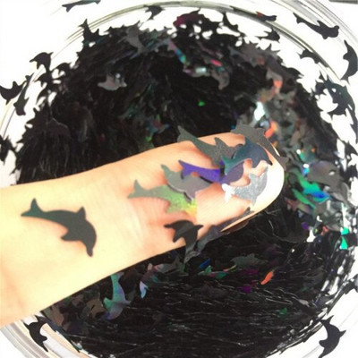 Ultrathin 2000Pcs 8mm Λευκό Κρυστάλλινο Διάφανο Snowflake Loose Sequins Paillettes Nail Craft Χριστουγεννιάτικη Διακόσμηση Κομφετί 8g