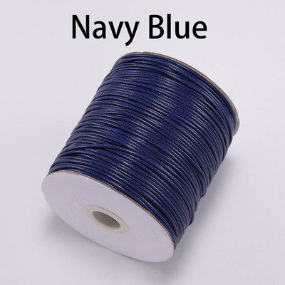 0,5/0,8/1,0/1,5/2,0 mm vaškuotos medvilnės virvelė, odinė linija, siūlų virvelė, kaklo papuošalų virvė, skirta apyrankėms gaminti „pasidaryk pats“