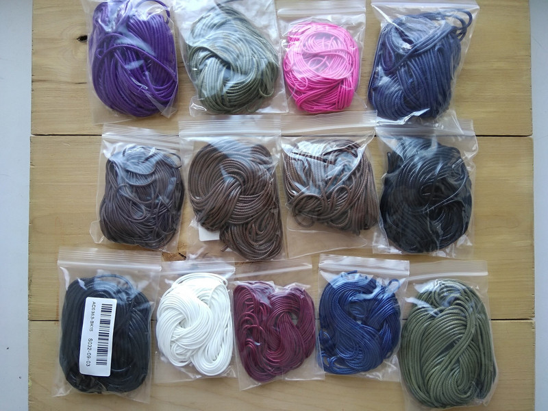 0,5/0,8/1,0/1,5/2,0 mm vaškuotos medvilnės virvelė, odinė linija, siūlų virvelė, kaklo papuošalų virvė, skirta apyrankėms gaminti „pasidaryk pats“