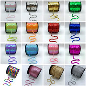 5 γιάρδες/Παρτίδα 6 χιλιοστών Πολύχρωμες χαλαρές, στρογγυλές επίπεδες παγιέτες λέιζερ χρυσές παγιέτες παγιέτες για χειροτεχνίες Αξεσουάρ υφασμάτων ραπτικής Διακοσμητικά για πούλιες