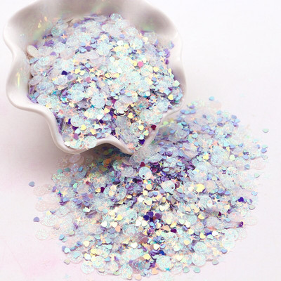 10g/50g Glitter Sequin Mix Star Heart Dot Butterfly Shape Πολύχρωμες πούλιες νυχιών για Shaker Nail Art Flakies Paillette