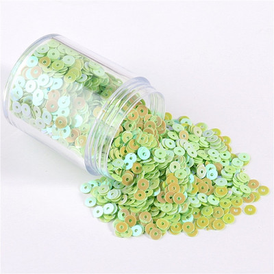Παγιέτες λέιζερ 3/4/5/6/mm PVC στρογγυλές παγιέτες Ράψιμο Wedding Craft Fancy Dress Scrapbook Simple Fashion
