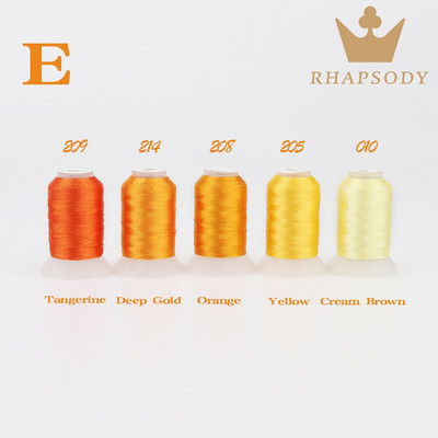 40W poliesterio siuvinėjimo siūlai 500M gijų siūlai, didelio stiprumo blizgesys, skirtas Brother/Babylock/Janome siuvimo mašinai namų siūlai